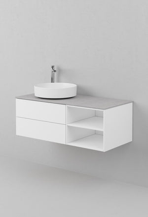 Kommod INR Air Solid 100 - Vit - Vänster