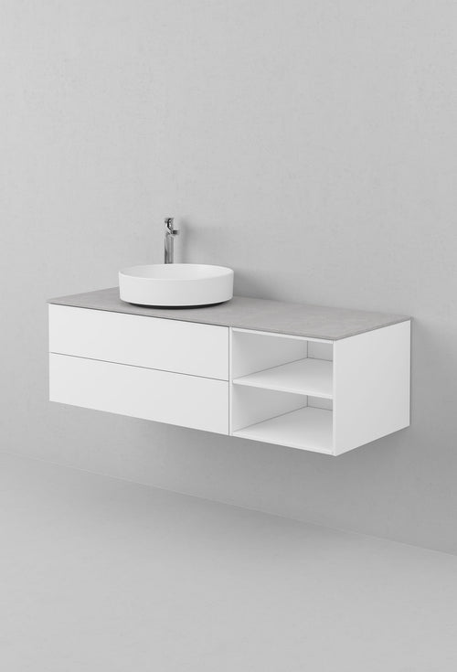 Kommod INR Air Solid 120 - Vit - Vänster