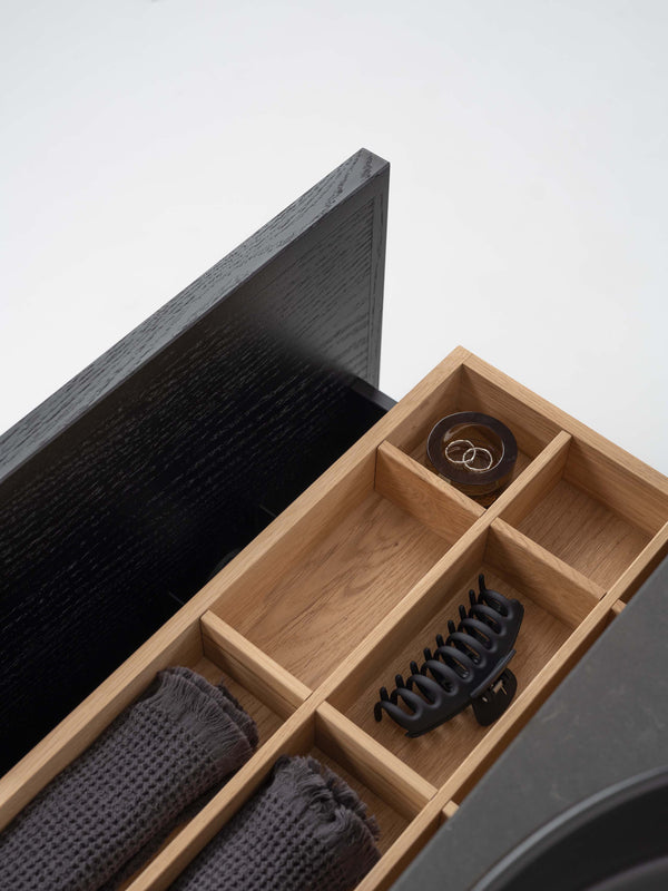 Kommod INR Air Wood 100 - Black Oak - Höger