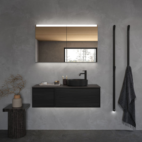 Kommod INR Air Wood 120 - Black Oak - Höger