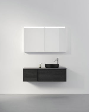 Kommod INR Air Wood 120 - Black Oak - Höger