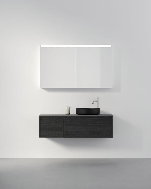 Kommod INR Air Wood 120 - Black Oak - Höger