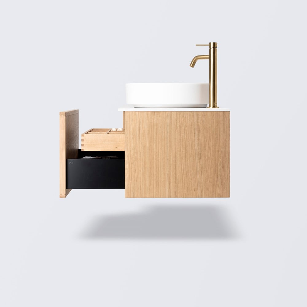 Kommod INR Air Wood 120 - Natural Oak - Vänster