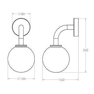 Lamp L2.03 Wall Mattsvart