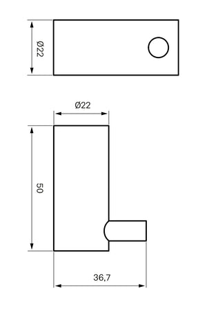 Handdukskrok Tapwell TA242 - 2 st per paket