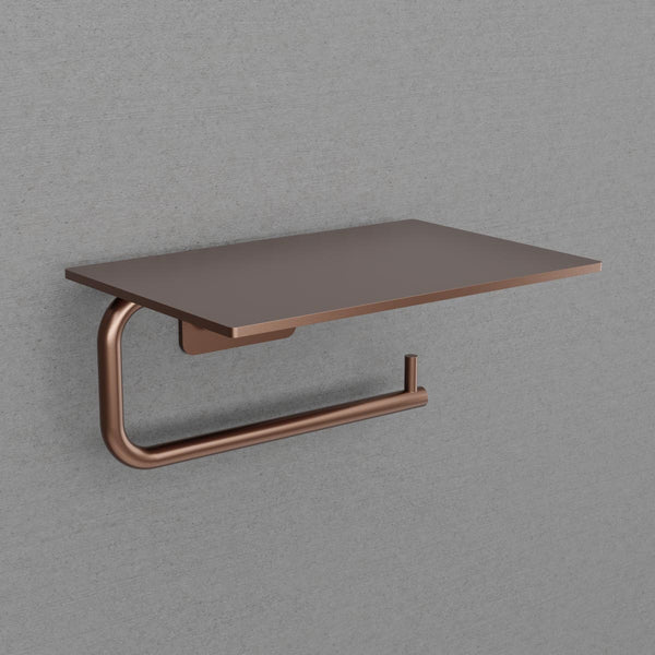 Toalettpappershållare Scandtap Steel Style Med Hylla