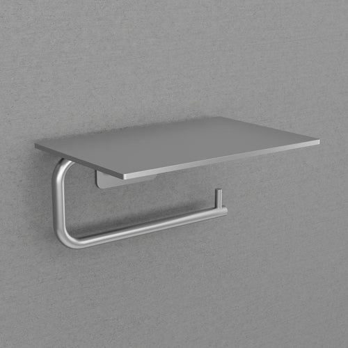 Toalettpappershållare Scandtap Steel Style Med Hylla