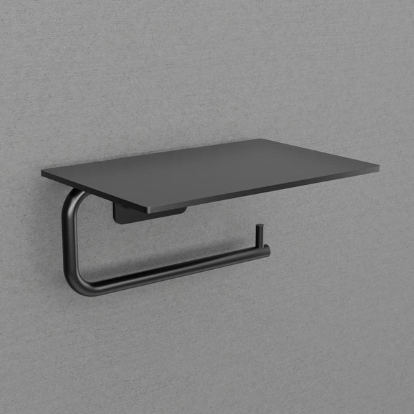 Toalettpappershållare Scandtap Steel Style Med Hylla