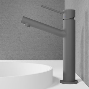 Tvättställsblandare Scandtap Steel Vector Medium