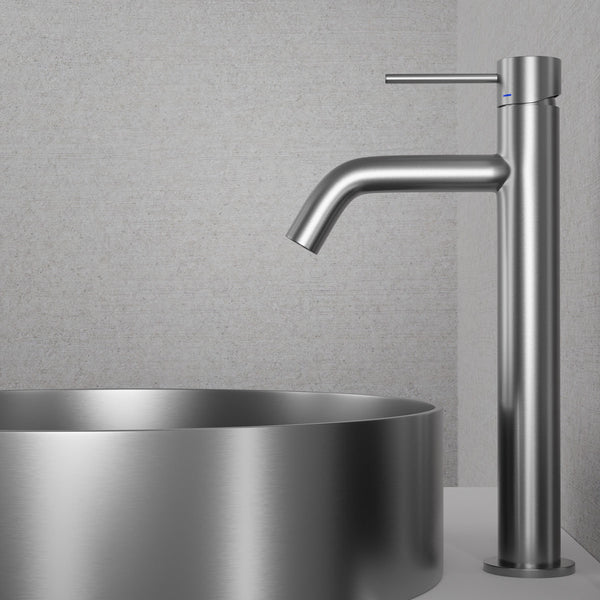 Tvättställsblandare Scandtap Steel Voyage Hög