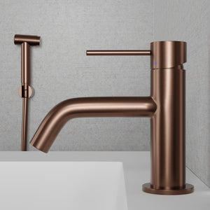 Tvättställsblandare Scandtap Steel Voyage B Med Bidédusch