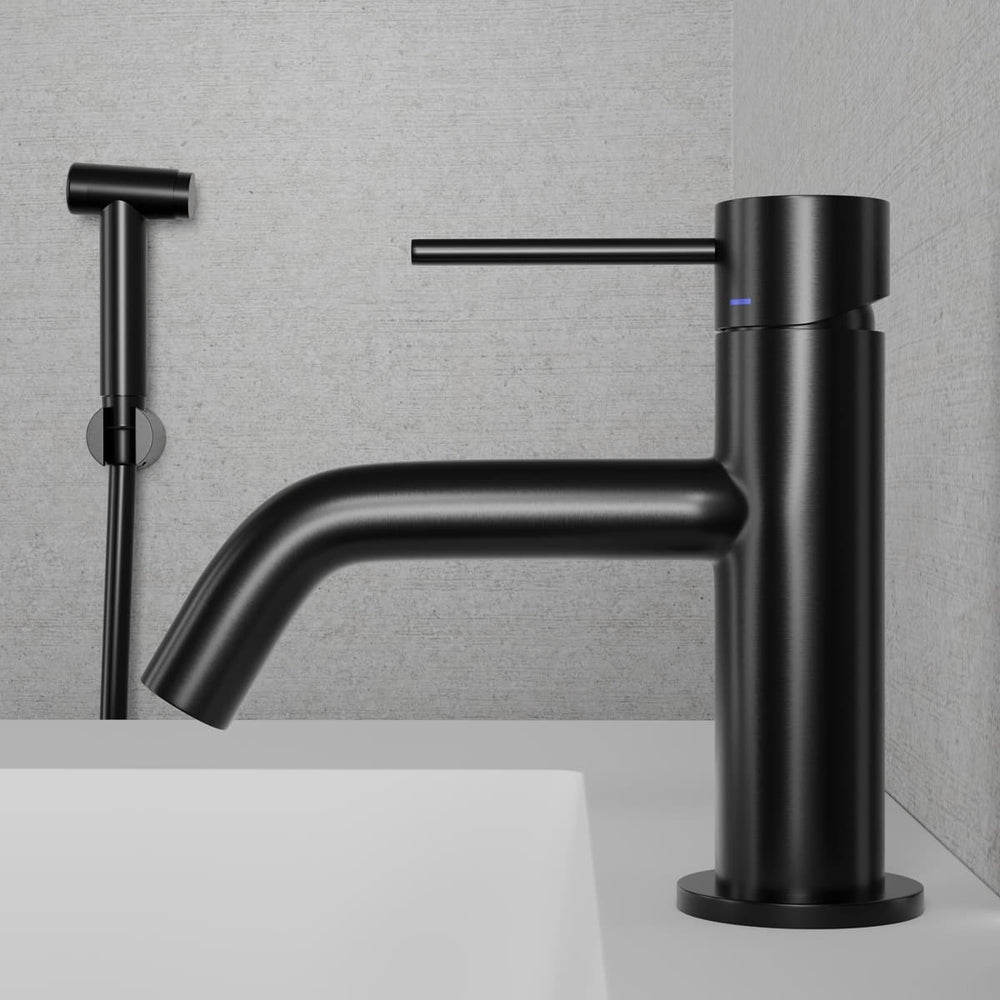 Tvättställsblandare Scandtap Steel Voyage B Med Bidédusch