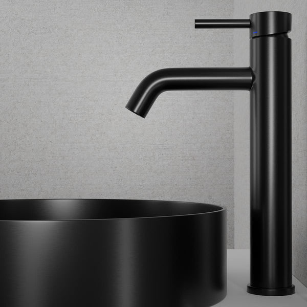 Tvättställsblandare Scandtap Steel Wave Hög