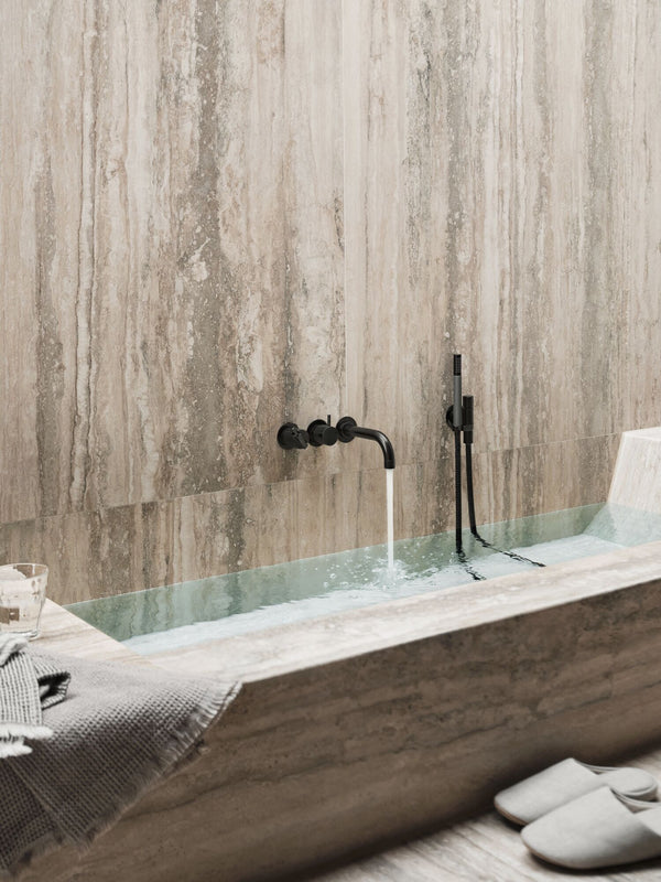 Badkarsblandare Vola 2411C-071 för Inbyggnad