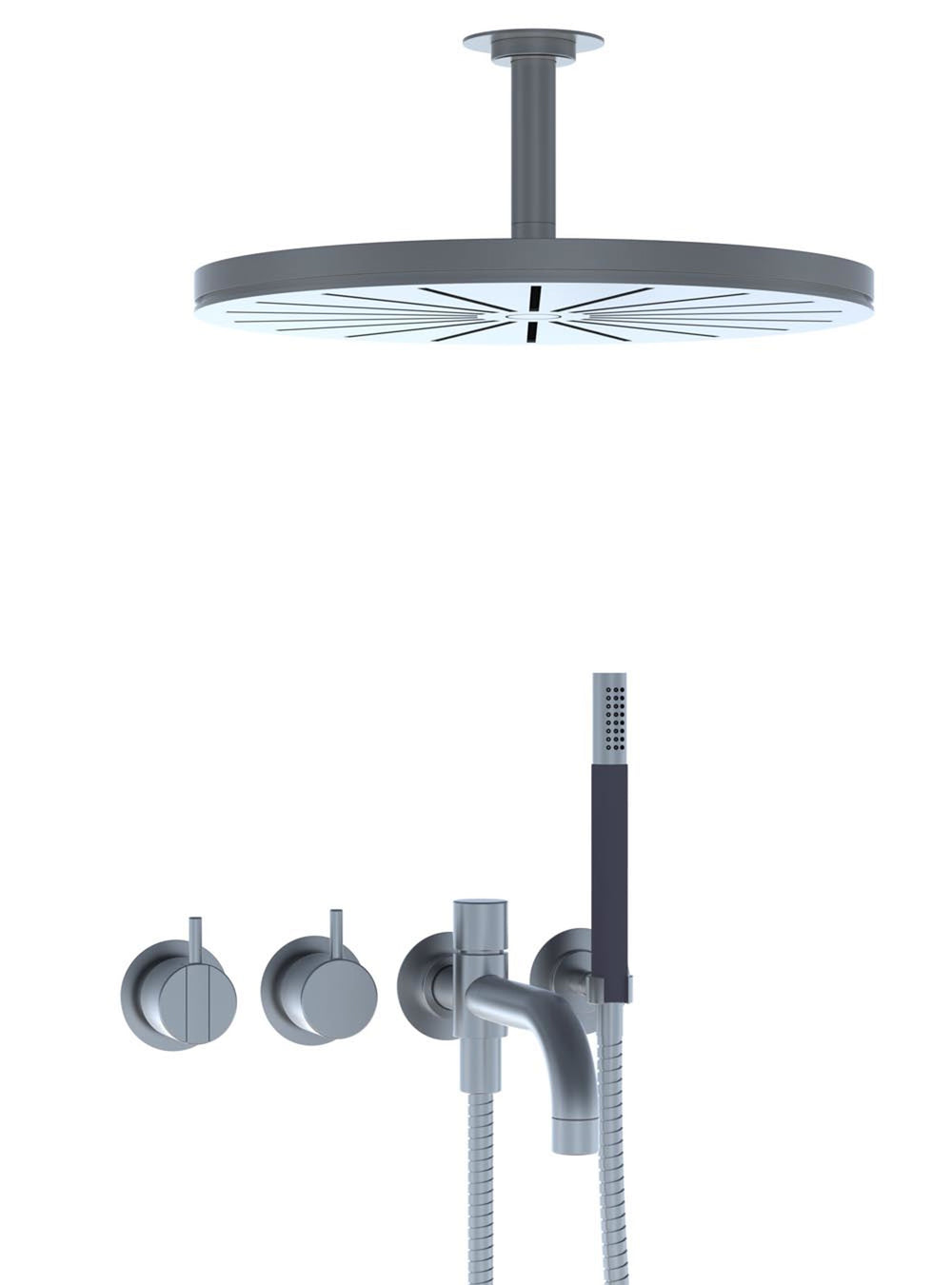 Takduschset Vola 2441DT8-061A för Inbyggnad