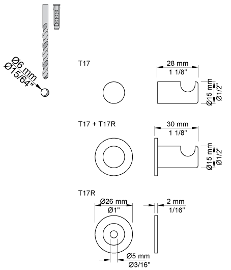 Handdukskrok Vola T17 4-pack