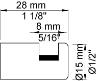 Spegelhållare Vola T20 4 st