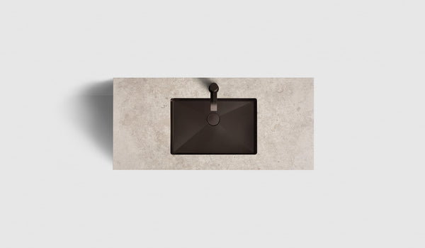 Kommod Haven H2 100 - Dark Wood  - Bänkskiva