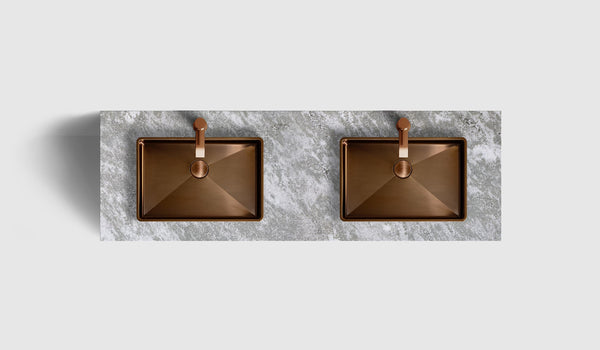 Kommod Haven H2 140 - Walnut Wood  - Bänkskiva