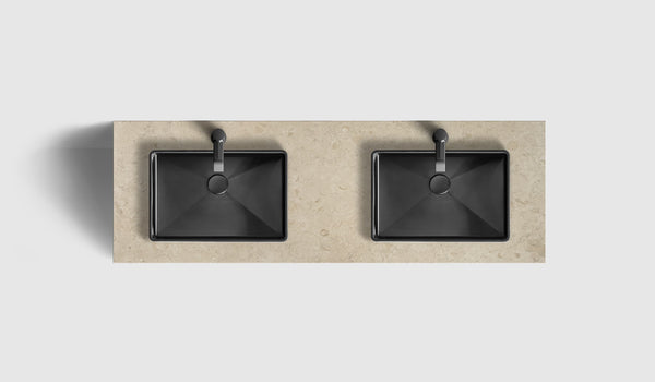Kommod Haven H2 140 -  Smoked Oak Wood  - Bänkskiva