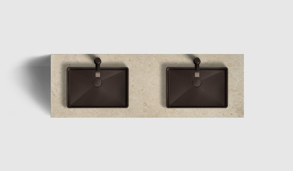 Kommod Haven H2 140 - Dark Wood  - Bänkskiva