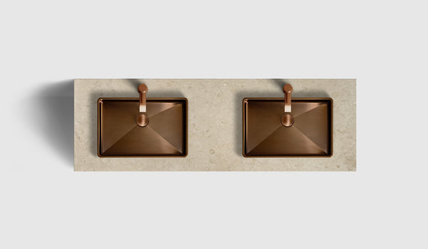 Kommod Haven H2 140 - Walnut Wood  - Bänkskiva