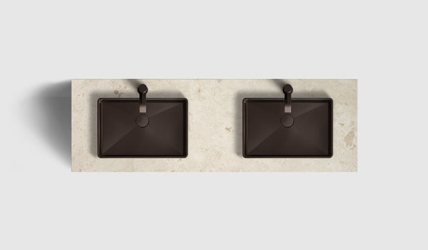 Kommod Haven H2 140 - Walnut Wood  - Bänkskiva