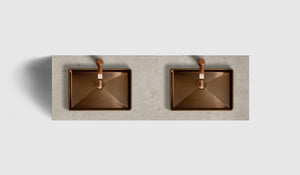 Kommod Haven H2 140 - Walnut Wood  - Bänkskiva