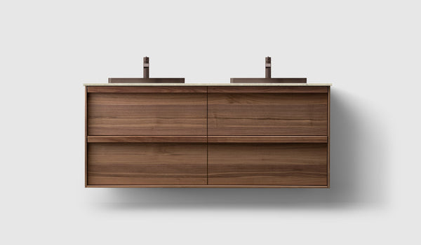 Kommod Haven H2 140 - Walnut Wood  - Bänkskiva