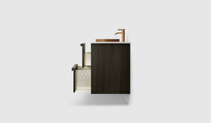 Kommod Haven H2 100 - Dark Wood  - Bänkskiva