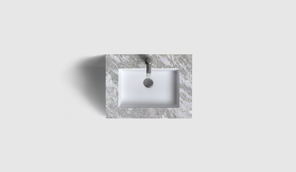 Kommod Haven H2 60 - White Wood  - Bänkskiva