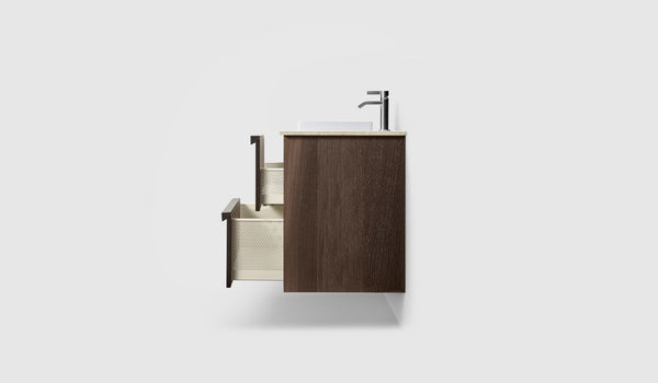 Kommod Haven H2 120 -  Smoked Oak Wood - Bänkskiva