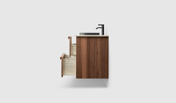 Kommod Haven H2 140 - Walnut Wood  - Bänkskiva