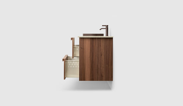Kommod Haven H2 140 - Walnut Wood  - Bänkskiva