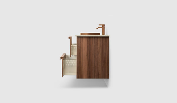Kommod Haven H2 140 - Walnut Wood  - Bänkskiva