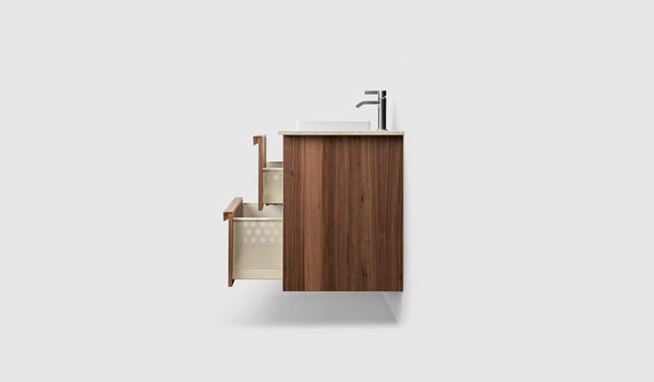 Kommod Haven H2 140 - Walnut Wood  - Bänkskiva