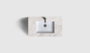 Kommod Haven H2 80 - White Wood  - Bänkskiva