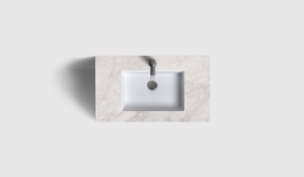 Kommod Haven H2 80 - White Wood  - Bänkskiva