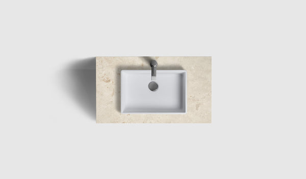 Kommod Haven H2 80 - White Wood  - Bänkskiva