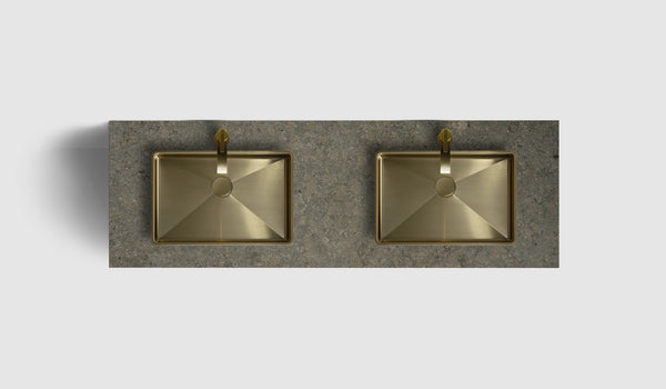 Kommod Haven H2 140 - Walnut Wood  - Bänkskiva
