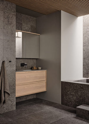 Kommod Haven H2 100 - Oak Wood  - Bänkskiva