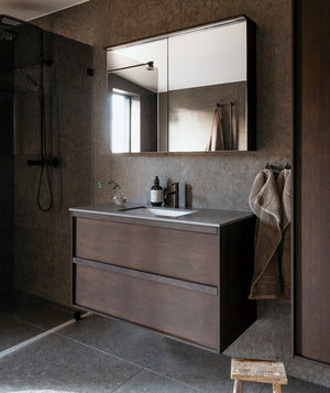 Kommod Haven H2 100 - Smoked Oak Wood  - Bänkskiva