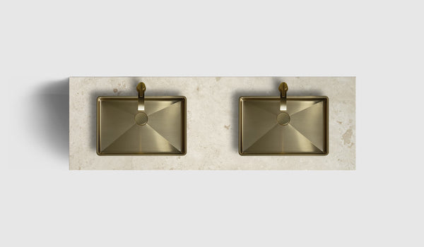 Kommod Haven H2 140 - Walnut Wood  - Bänkskiva
