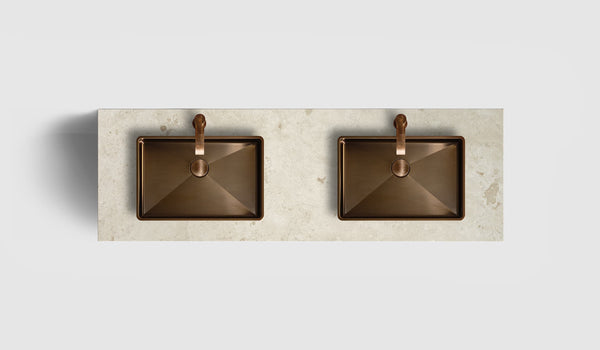 Kommod Haven H2 140 - Walnut Wood  - Bänkskiva