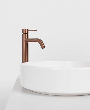 Tvättställsblandare Scandtap Steel Voyage Hög