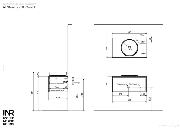 Kommod INR Air Wood 80