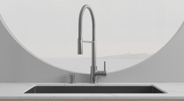 Köksblandare Scandtap Steel Pro Med Utdragbar Pip